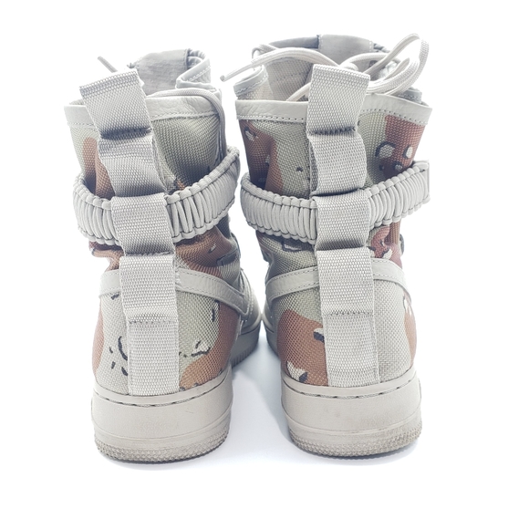 Mens NIKE 2017 SPECIAL FIELD SF AIR FORCE 1 AF1 DESERT CAMO SIZE 9 864024-202 - Picture 3 of 9